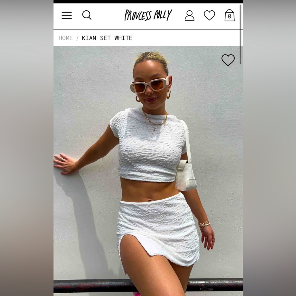 Princess Polly White Set